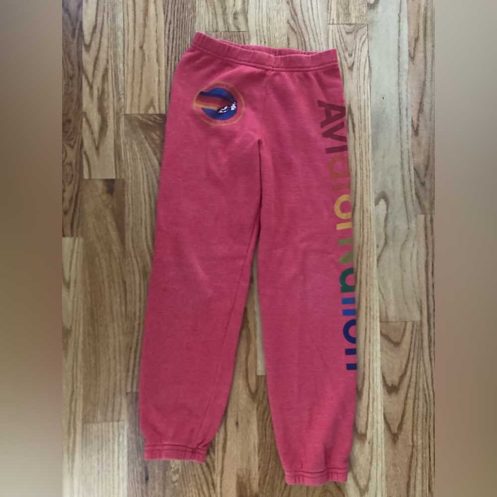 Red Aviator Nation Sweatpants // Youth Size 12 (runs small)